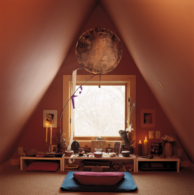 Sarah Susanka spent a lot of time in her attic meditation space before she launched the Not So Big House movement. 